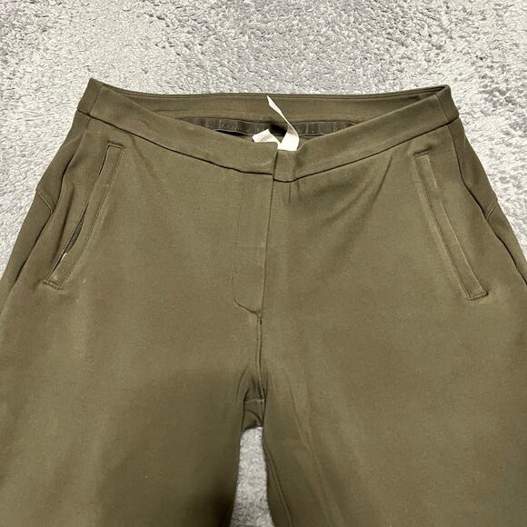 Lululemon Pants Womens 6 On The Move Travel Dress Green Ankle Straight - Picture 2 of 10